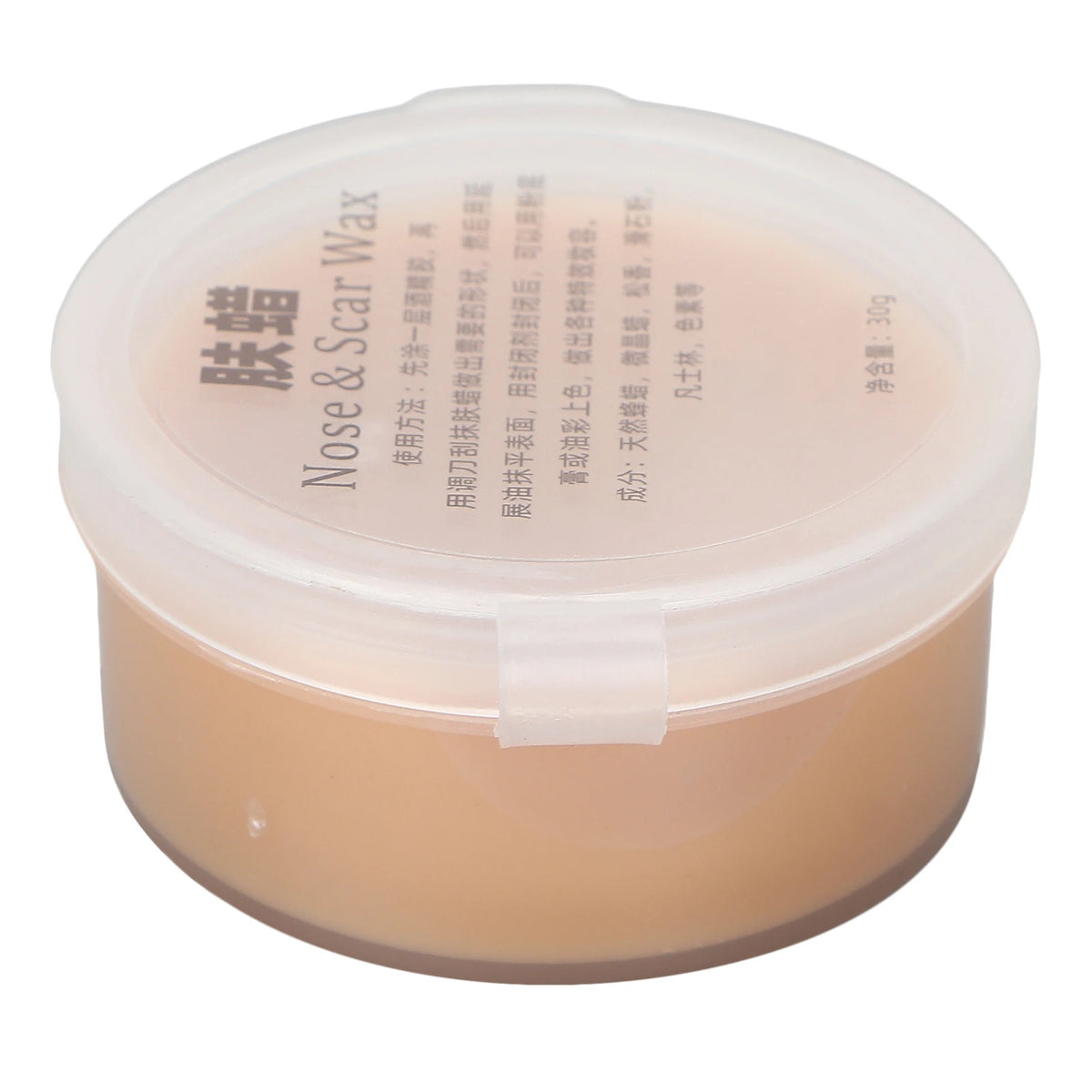 Fake Wound Scar Wax Nose Skin Scar Wax Fake Wound Scratches Scar Makeup Cosplay Wax for Halloween 30g Light Colored