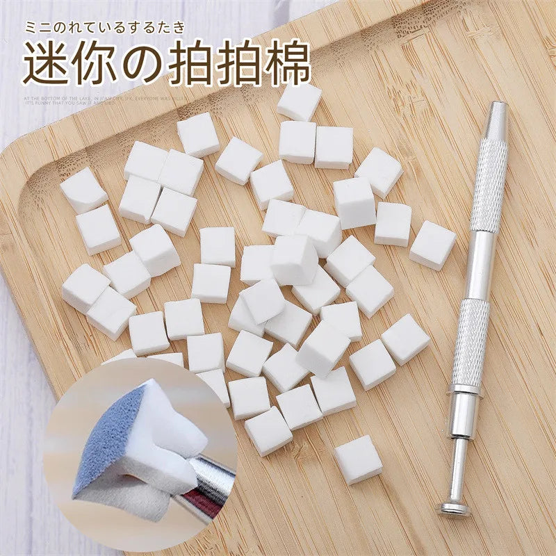 Nail Art Sponge Soft Sponges Gradient Nail Art Stamper Tools Color Fade Manicure DIY Creative Nail Sponge Gripper Tool