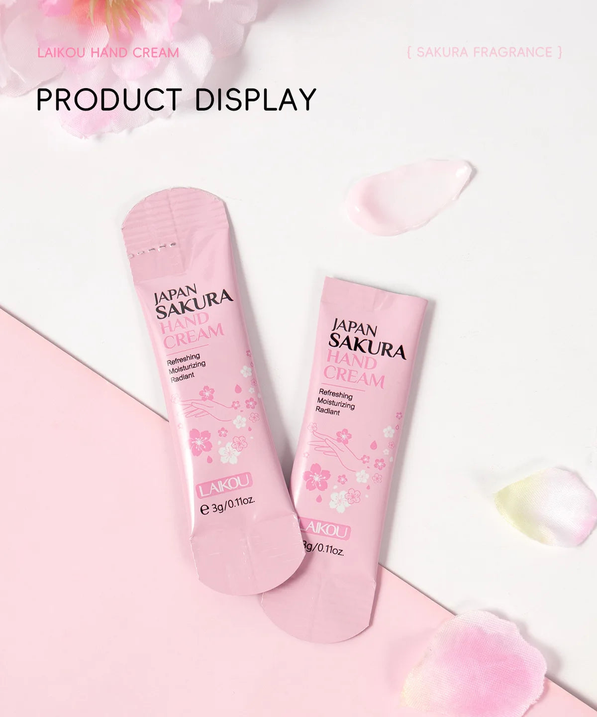7pcs Collagen Sakura Hand Cream Skin Soften Nourish Care Deep Cracked Repair Beauty Products Girl Moisturizing Hand Skin