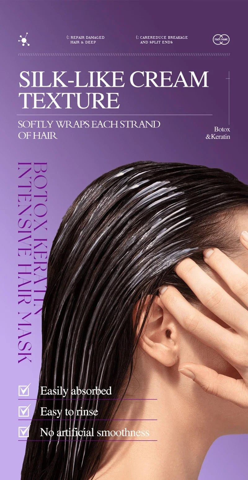 5 Seconds Repair Magical Keratin Hair Mask Damaged Frizzy Hair Soft Smooth Shiny Nutrition Deep Moisturize Hair Care Mask New