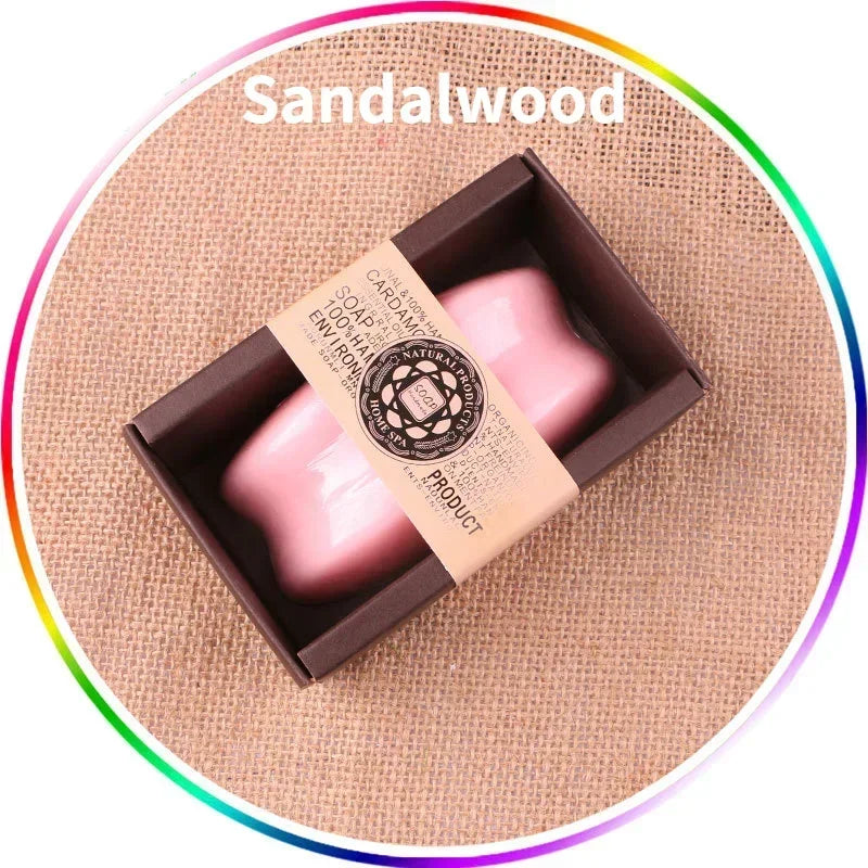 130g Goat Milk Soap Essential Oil Soap for Bamboo Charcoal,Papaya, Sandalwood, Honey, Lemon, Coffe ,Lily