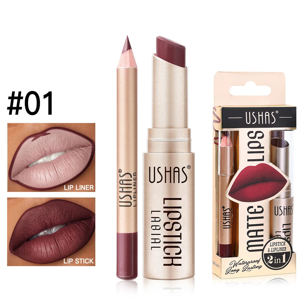 12 Color Matte Lipstick Set Long Lasting Nude Red Lipstick With Lipliner Not Dry Easy Coloring Lip Makeup Kit