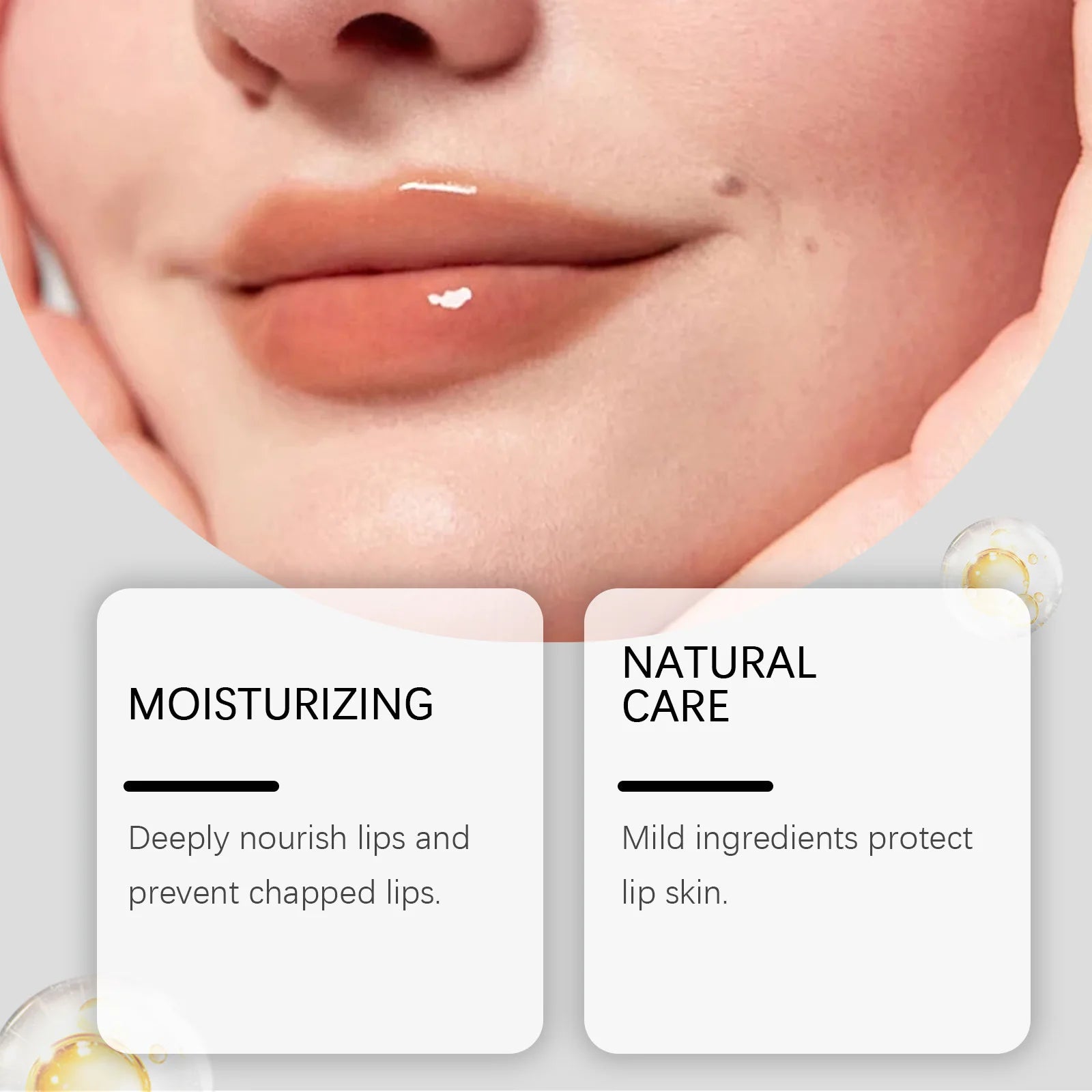 EELHOE Pink Honey Lipstick Vitamin E Long Lasting Lip Tint Waterproof Nourish Lip Plumper Extreme Volume Moisturizing Lip Balm