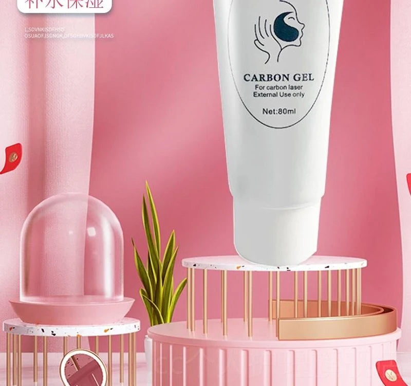 Carbon Gel Black Face Cream Mask Facial Deep Cleaning Support Laser Active Nano Toner Skin Rejuvenation Whitening Care Tools