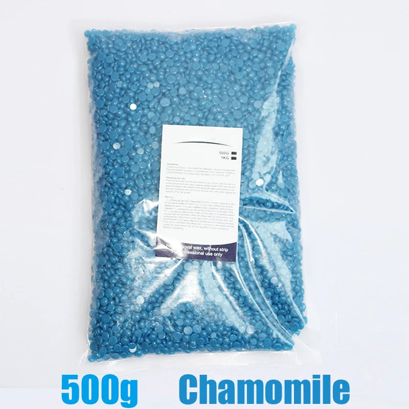 500g/200g/50g Hard Wax Beans for Hair Removal Body European Brazilian Pearl for Wax Warmer Waxing Beans for Wax Heater Machine