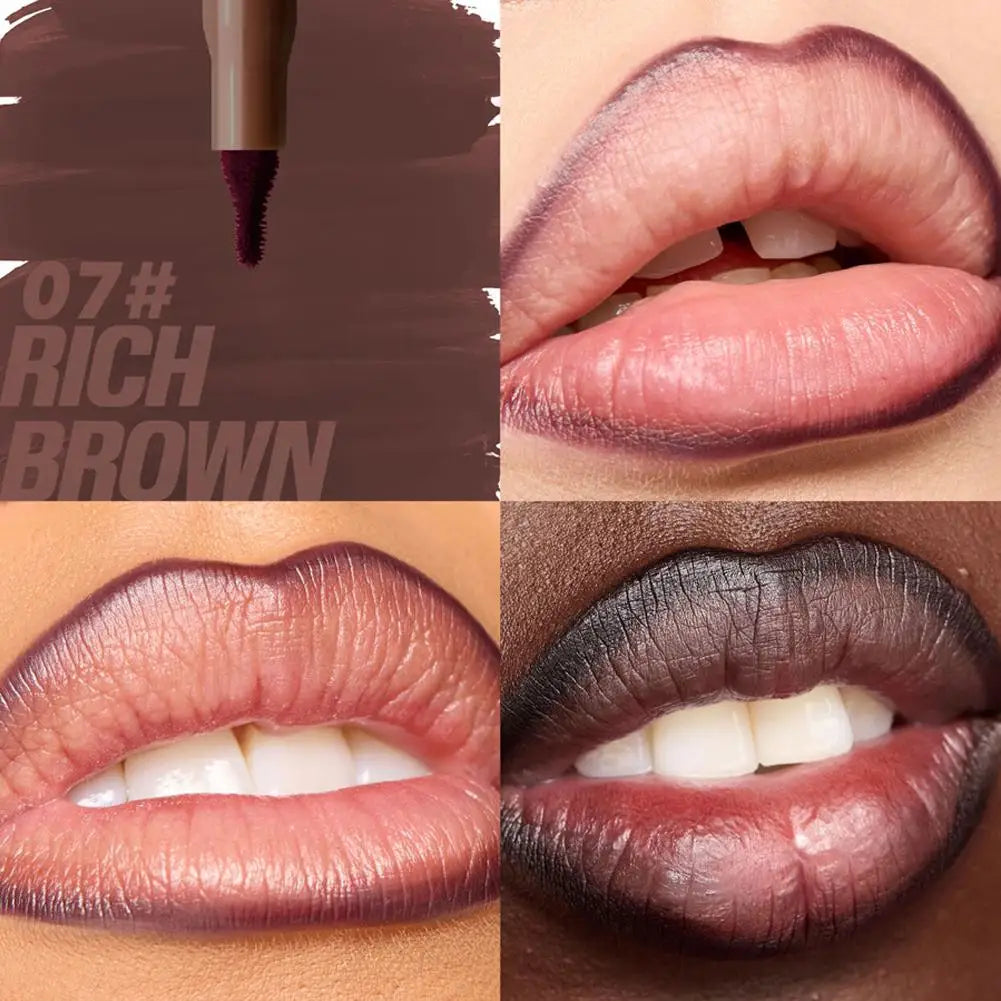 PAGE VINE Lip Liner LongLasting Waterproof Highly Pigmented Long-lasting Color Creates 3D Plump Lips Defining Makeup