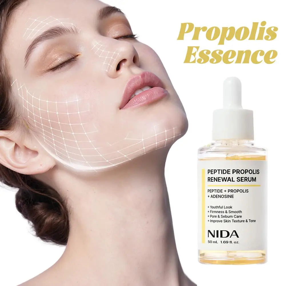 NIDA Propolis Peptide Renewal Facial Serum Ultimate Moisturizing Cream Retinol Probiotic Eye Cream Rejuvenating Firming Skincare