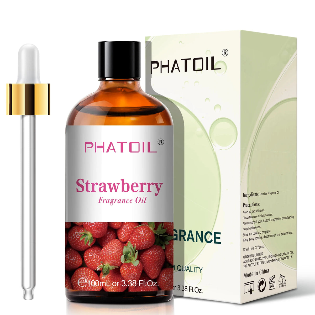 Phatoil 100ml Blueberry Fragrance Oils Coconut Vanilla Green Apple Mango Cranberry Strawberry Grape Guava Cherry Esssential Oils