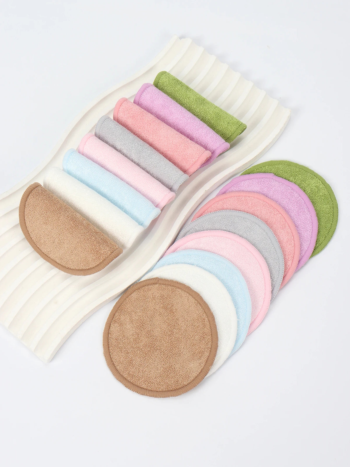 5/10/20 Pack Reusable Makeup Remover Pads Washable Face Cleansing Puff Cloth Clean Sponge Liquid Cream Tools Cosmetic Remover