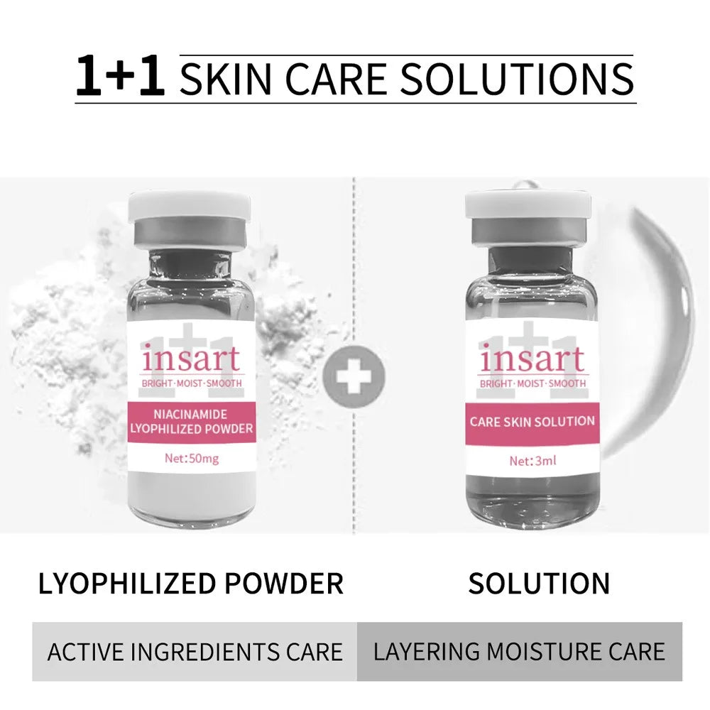 Niacinamide Oligopeptide VC Lyophilized Powder Face Serum Anti Aging Brightening Moisturizing Essence for All Skin Skincare