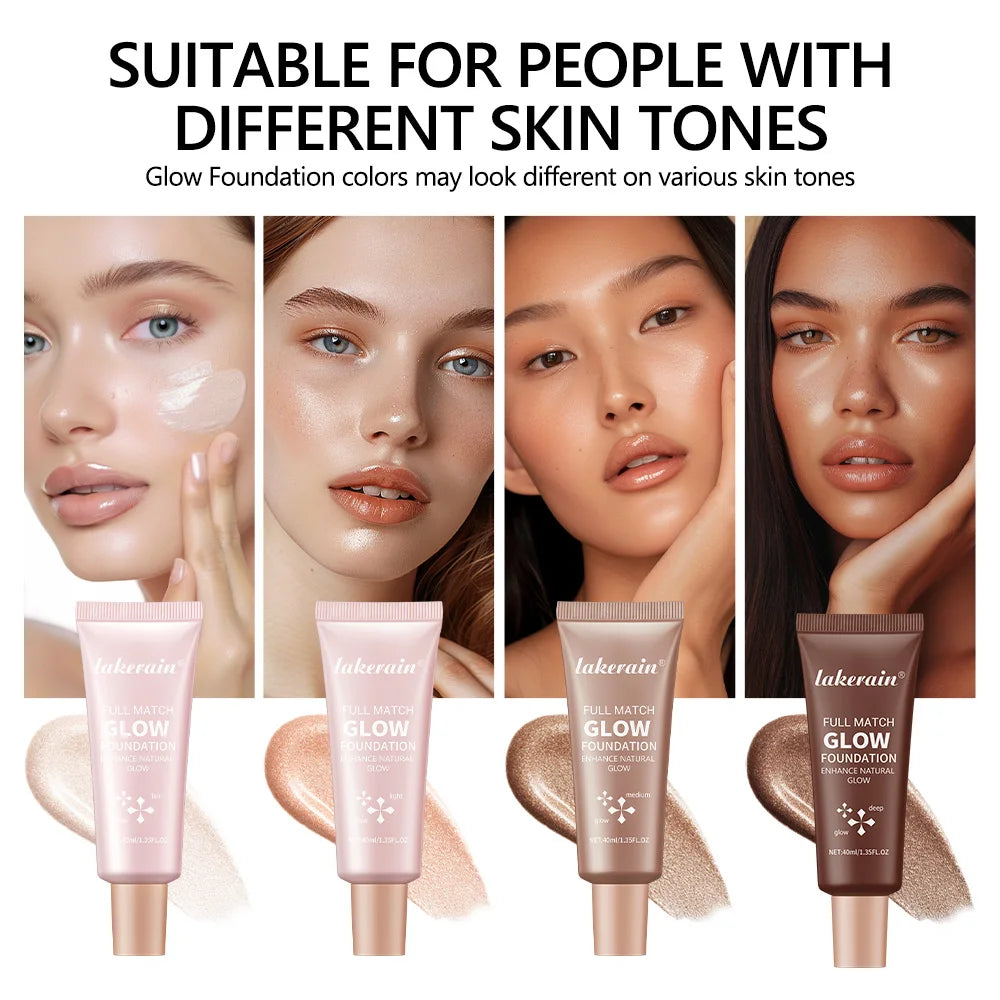 Glow Foundation Illuminator Glotion Natural Glow Enhancer Glowing Moisturizing Lightweight base Multi-purpose Illuminator Highli