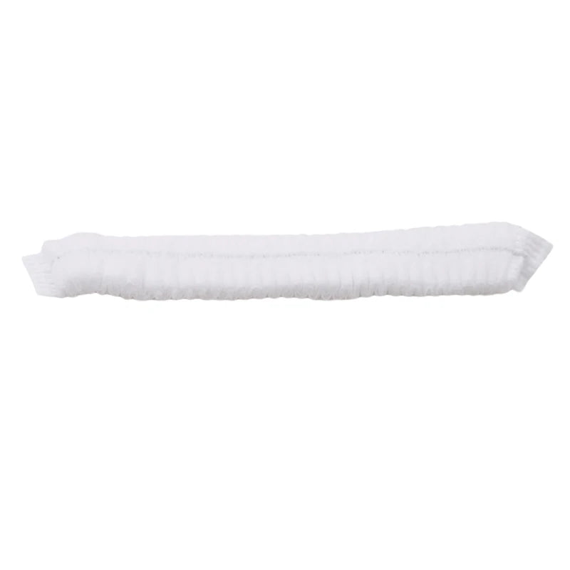 100pcs/Pack Disposable Hair Head Covers Net Bouffant Dustproof Anti Dust Caps Breathable Shower Bathing Hats Kitchen