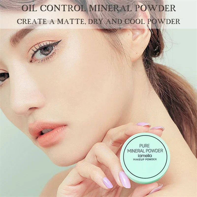 3 Colors Makeup Loose Powder Transparent Natural Face Finishing Powder Professional Oil-control Waterproof Matte Setting Powder