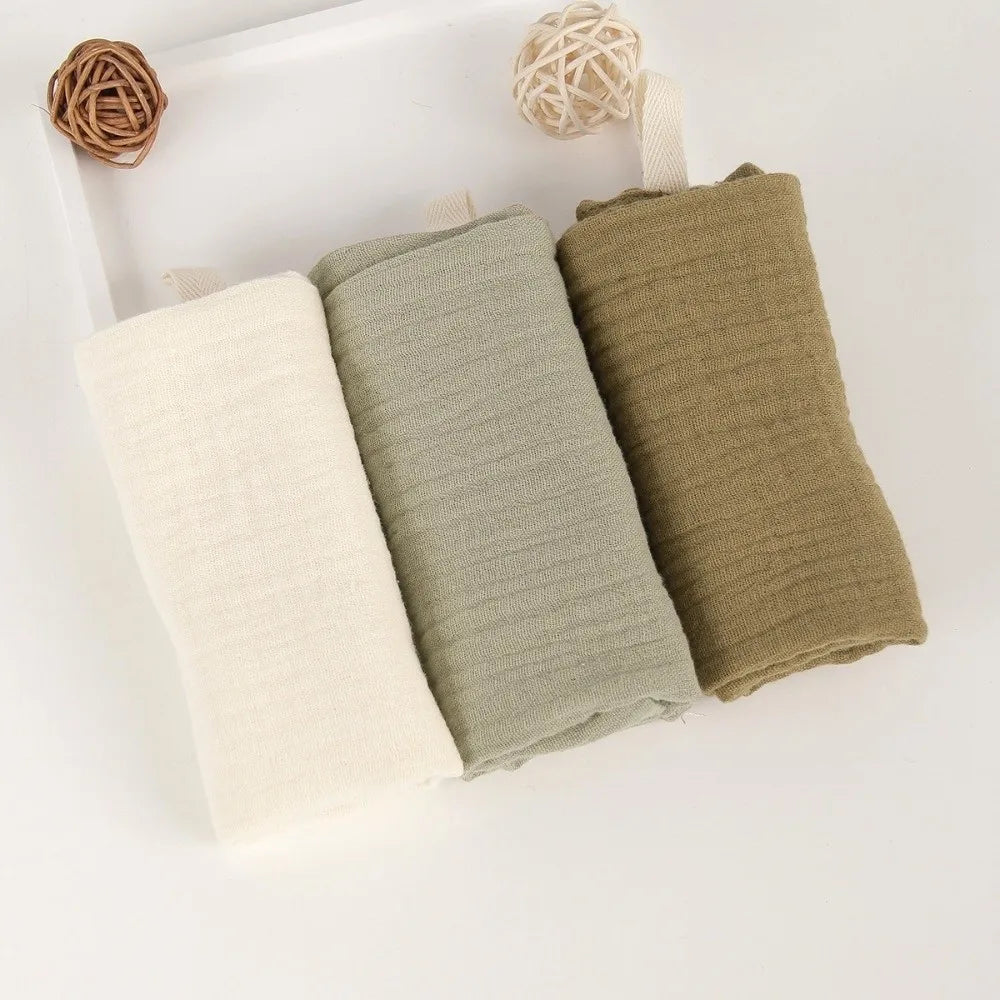 Portable High Quality 4-Layer Pure Cotton Cotton Washcloth Absorbent Soft Square Towels Gauze Cotton Towels Newborn Burp Cloth