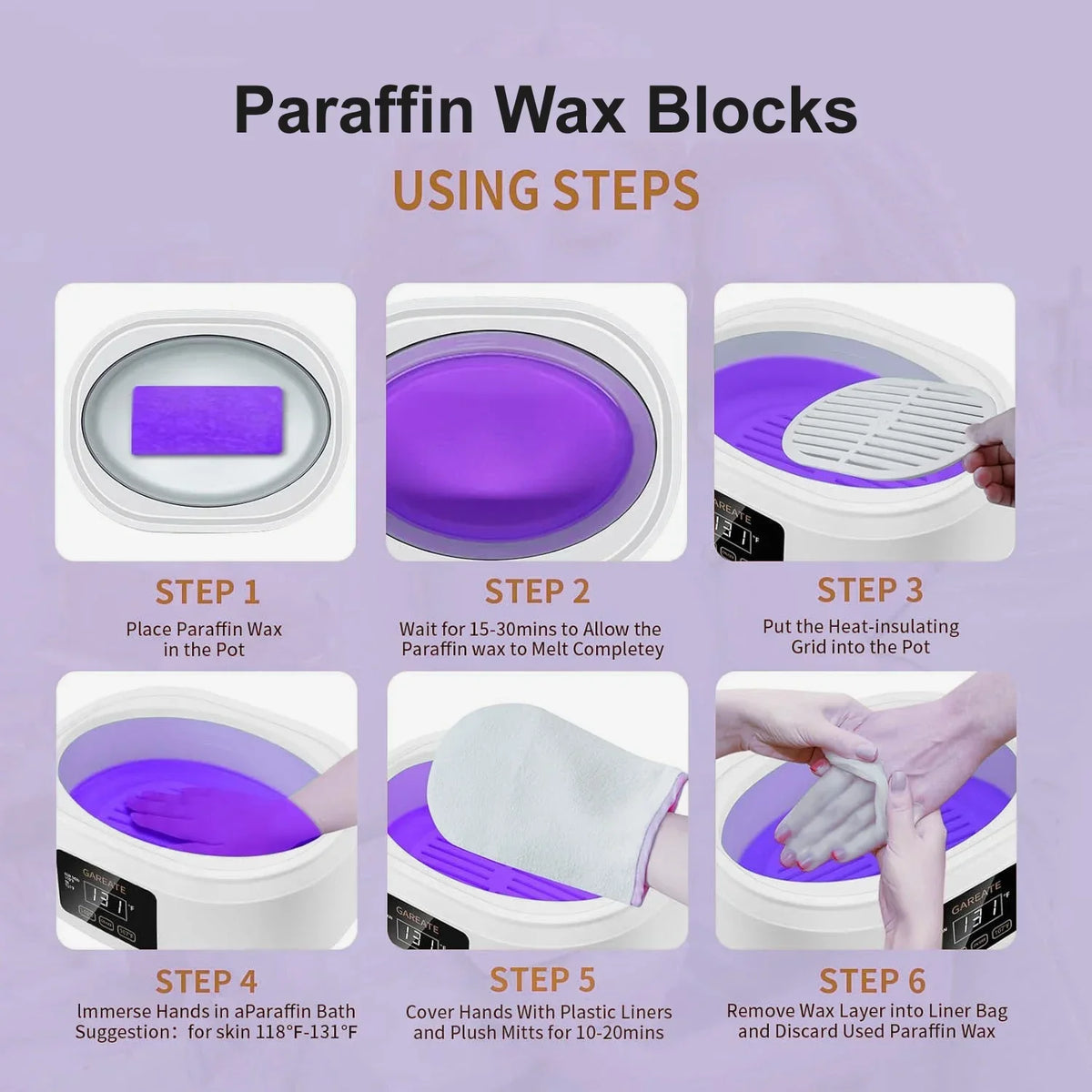 Paraffin Wax Hand and Foot Care Beauty Wax For Wax Heater Machine SPA Moisturizing 200g/450g Hand Soft Wax For Bikini Body 