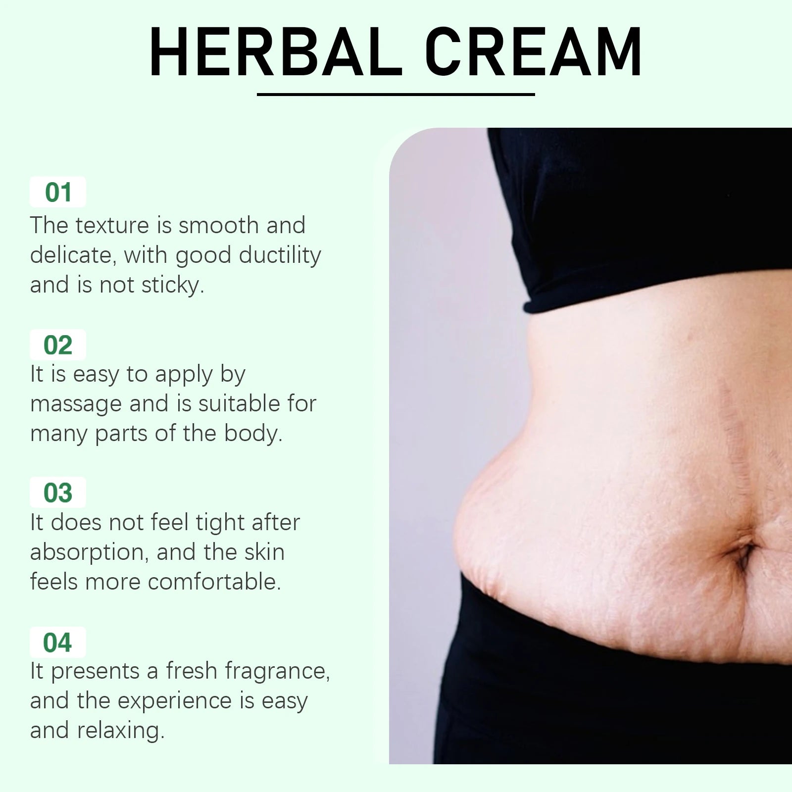 Lymphatic Drainage Cream for Body Lymphatic Massage Legs Blood Circulation Improvement Detox Edema Swelling Removal Herbal Cream