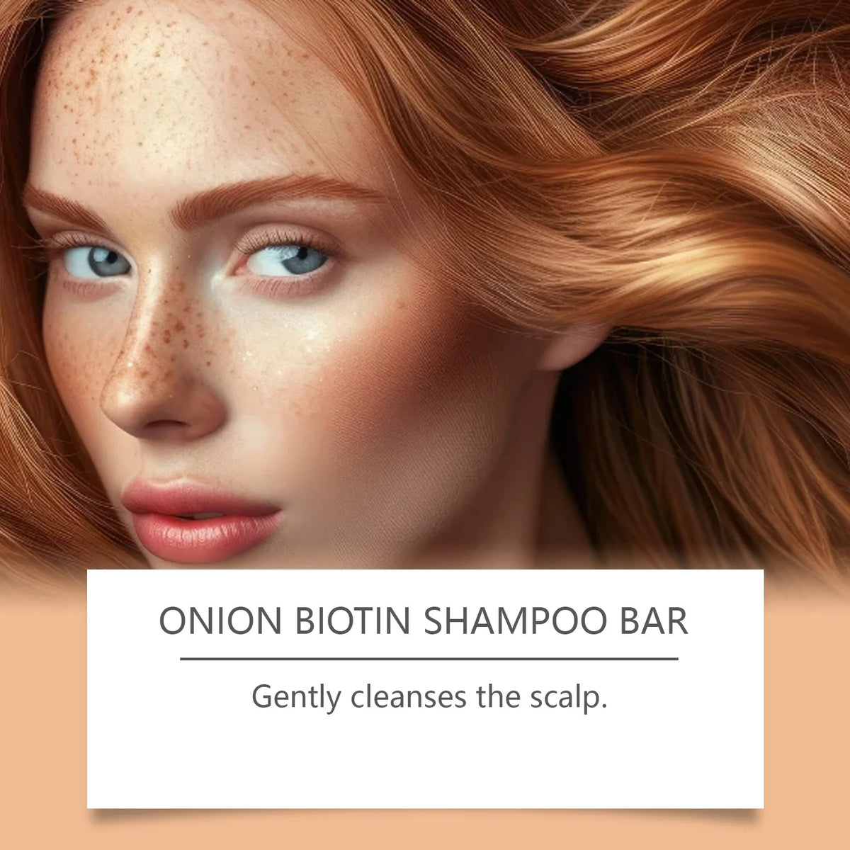 Onion Biotin Shampoo Soap Rosemary Gentle Cleansing Nourish Scalp Hair Growth Anti Loss Moisturizing Smooth For All Hair Types