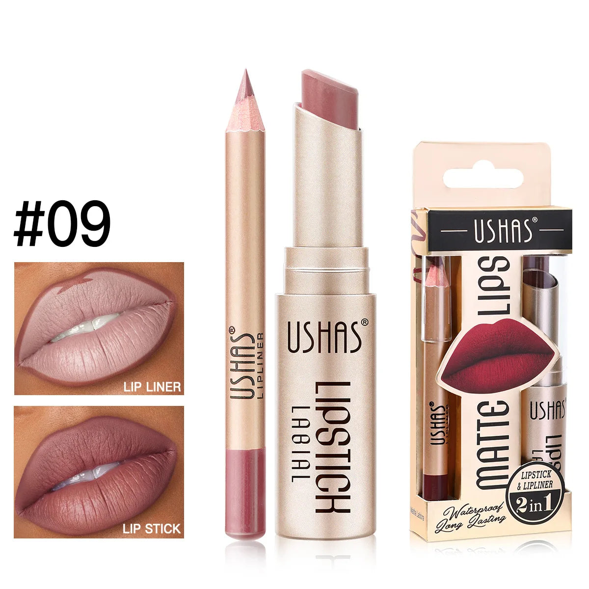 12 Color Matte Lipstick Set Long Lasting Nude Red Lipstick With Lipliner Not Dry Easy Coloring Lip Makeup Kit