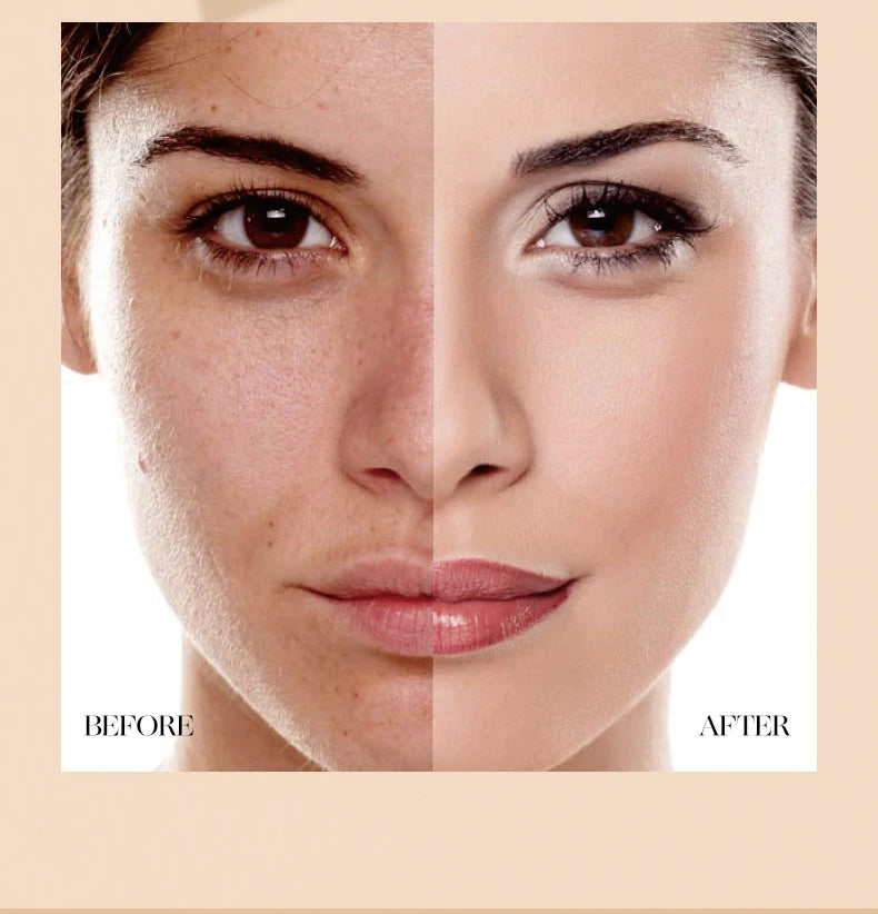 Moisturizing Skin Tint Foundation for All Skin Types, Moisturizing Light Texture Natural Concealer Long Wear Face Makeup