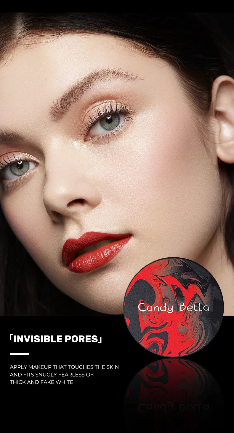1pc CandyBella Lava Oil Control Long-Lasting Waterproof Concealer Transparent Jelly Matte Compact Face Loose Powder Makeup Tools