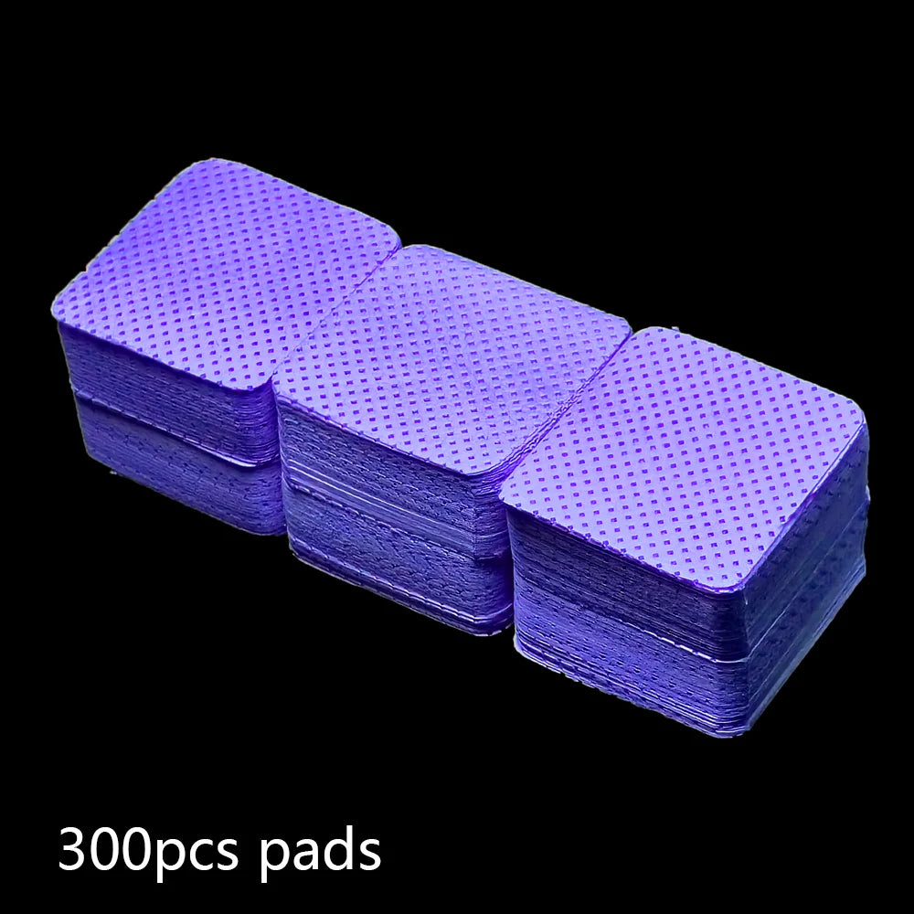 100/200/300Pcs Nail Wipe Cotton Pads Gel Nail Polish Acrylic Remover Lint Free Cotton Nail Wipes