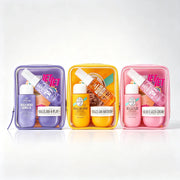 Sol de Janeiro Jet Set Travel Shower Kit, Mini Travel Size Body Wash & Skincare Travel Set, Portable Vacation Gift Kit For Women