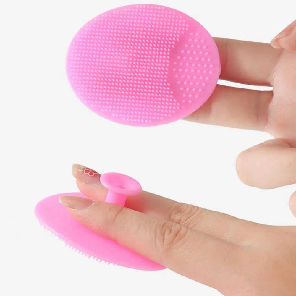 3 Color Sets Bath Brushes Wash Face Pad Facial Exfoliat SPA Facial Clean Brush Baby Shower Brushes Sponges Washer Dryer
