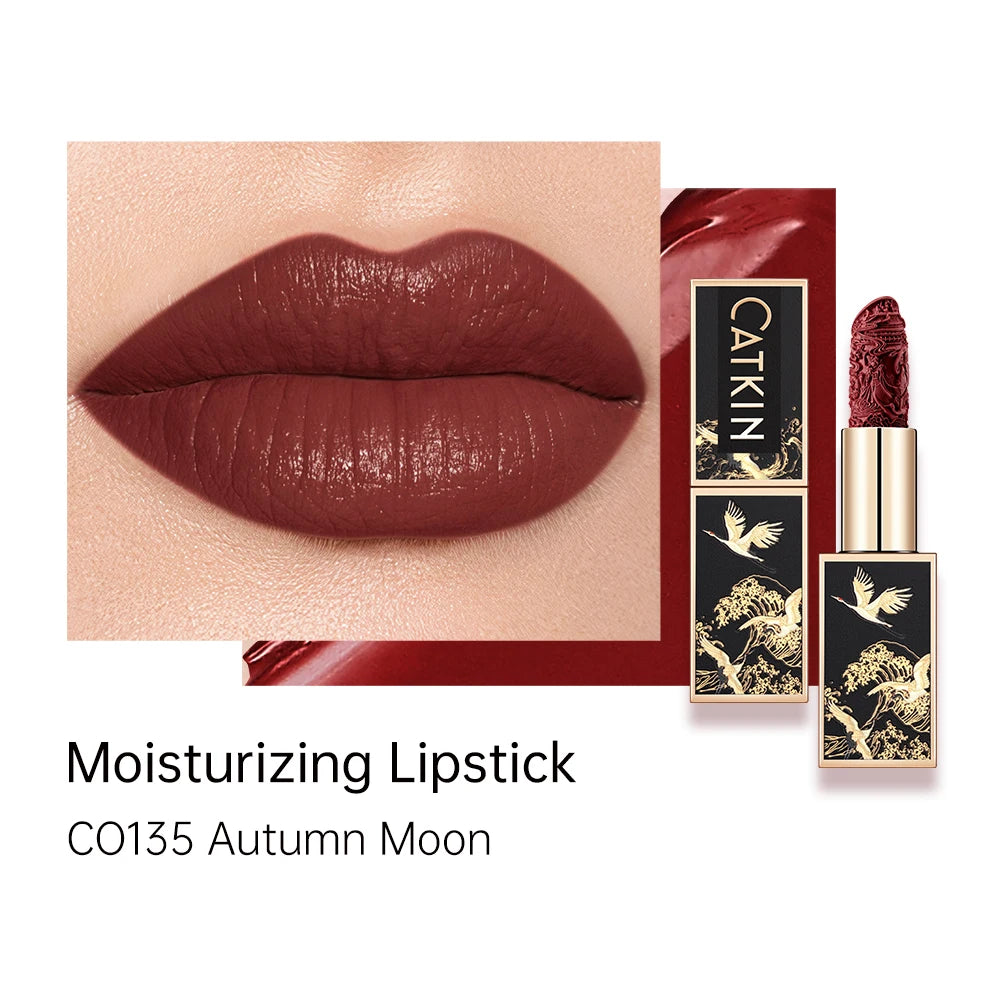 CATKIN Makeup Velvet Matte Lipstick, Hydrating Satin Long Lasting Lipstick with Smooth and Creamy Texture