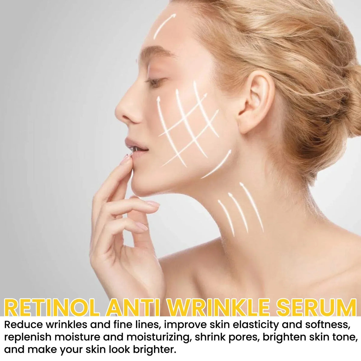 EELHOE Retinol Anti‑Wrinkle Serum Deep Soothing Fine‑Line Minimizer Pore Reduction Improve Dullness Facial Nourishing Essence
