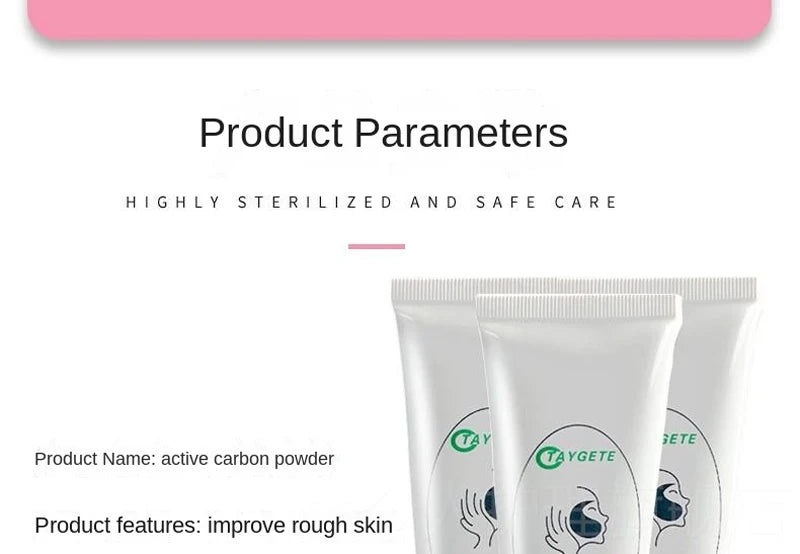 Carbon Gel Black Face Cream Mask Facial Deep Cleaning Support Laser Active Nano Toner Skin Rejuvenation Whitening Care Tools