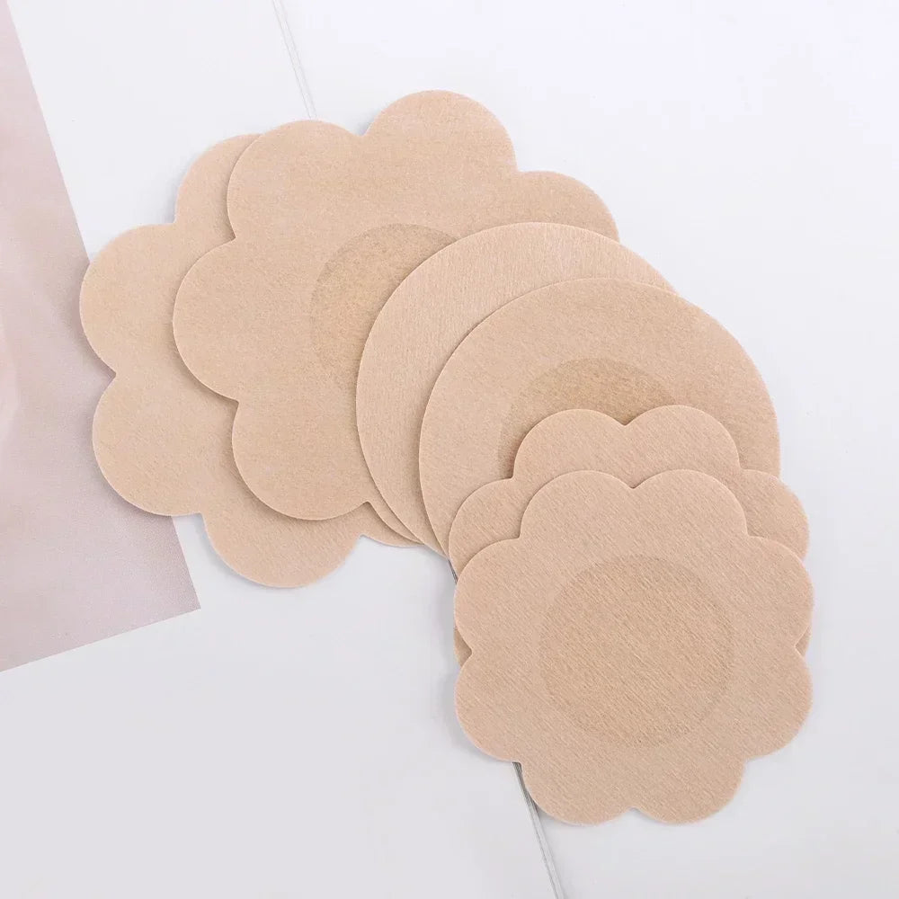 2-100PCS Nipple Cover Stickers Women Breast Lift Tape Pasties Invisible Self-Adhesive Disposable Bra Padding Chest Paste Patch