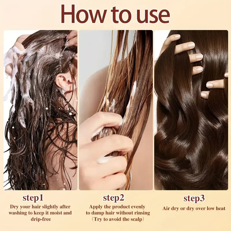 Collagen Hair Care Deep Repair Conditioning Argan Oil Hair Mask Essence Suitable for Dry and Damaged Hair