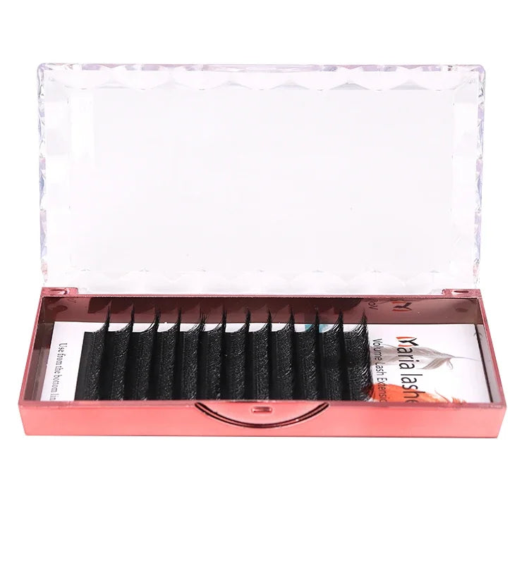 MARIA W Shape Eyelash Extensions  3D 4D 5D 6D 7D Premade Fans Speed Eyelash Extensions Natural Soft Light Full Dense