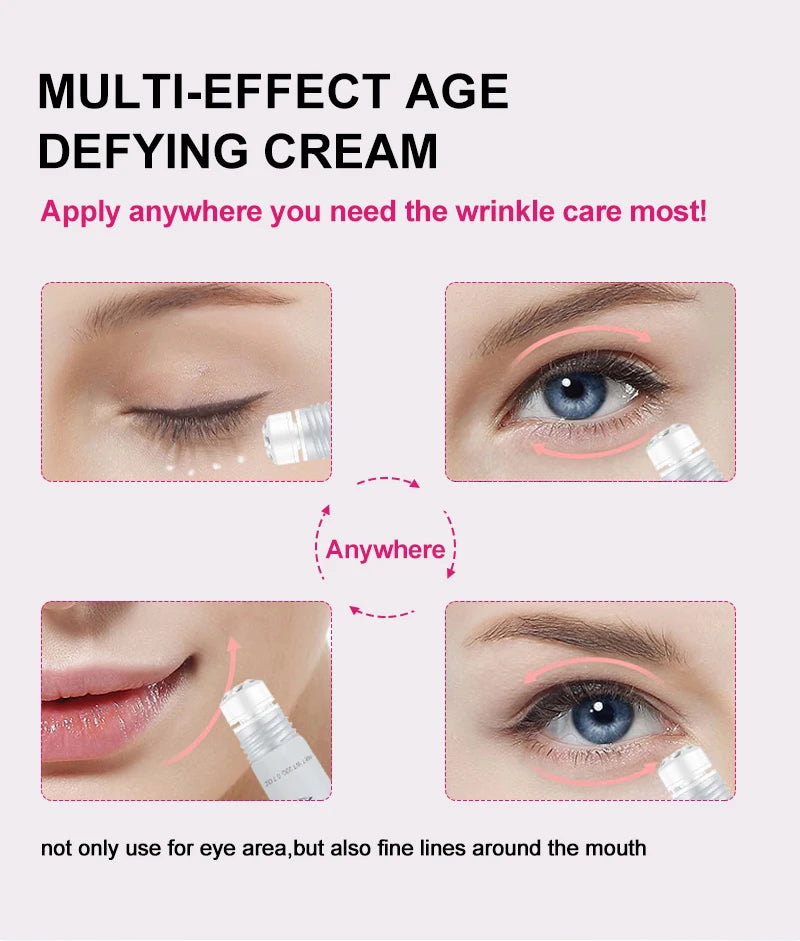 4 In 1 Eye Cream Anti Dark Circles Eye Bags Anti-Wrinkle Eye Serum Lifting Firming Eye Skin Care