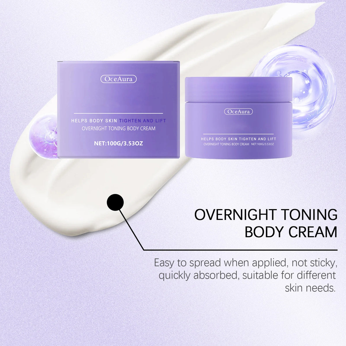 Body Shaping Cream Firming Lifting Moisturizer Skin Improving Sagging Tightens Skin Contours Smooth Massage Body Sculpting Cream