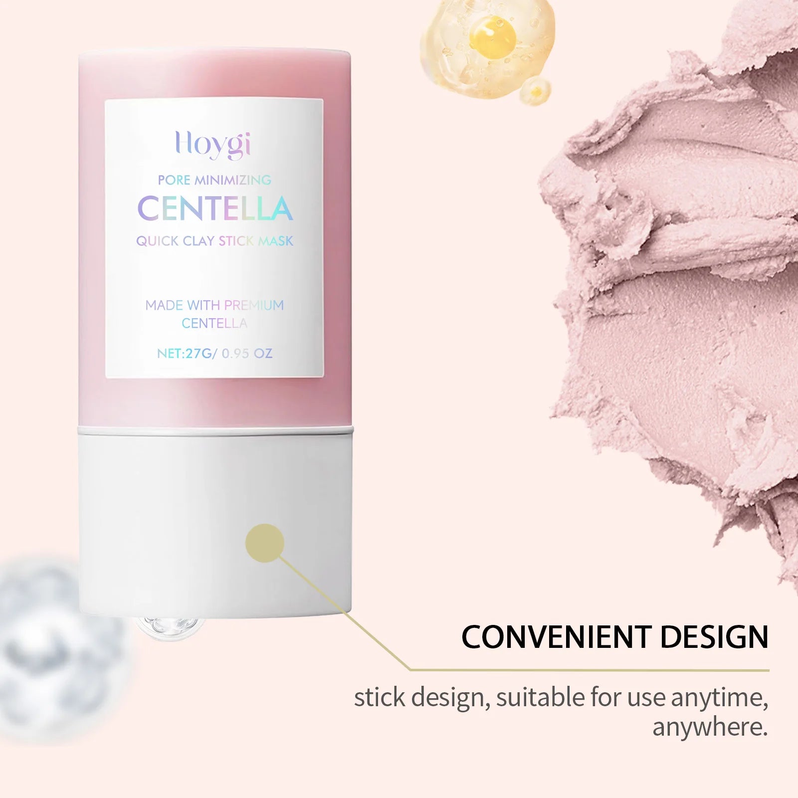 Korea Centella Rapid Pore Cleansing Clay Mask Quick Moisturizing Soothing Facial Brightening Face Mask Korean Skincare 27g