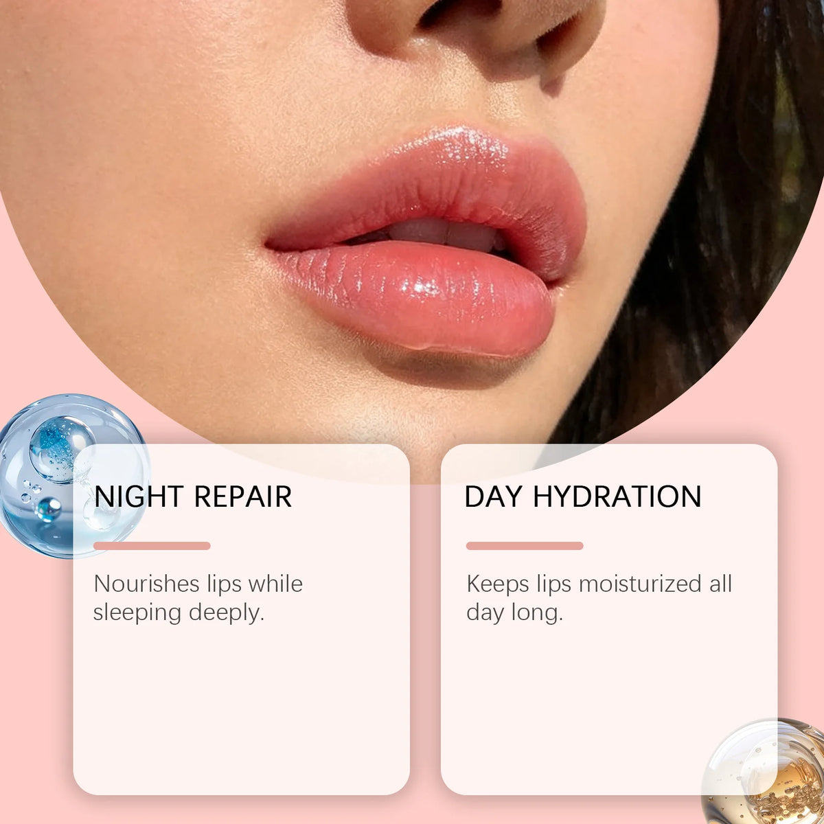 Berry Lip Sleeping Mask Overnight Lip Treatment for Dry Chapped Lips Hydrating Lip Mask with Hyaluronic Acid & Ceramide Deep