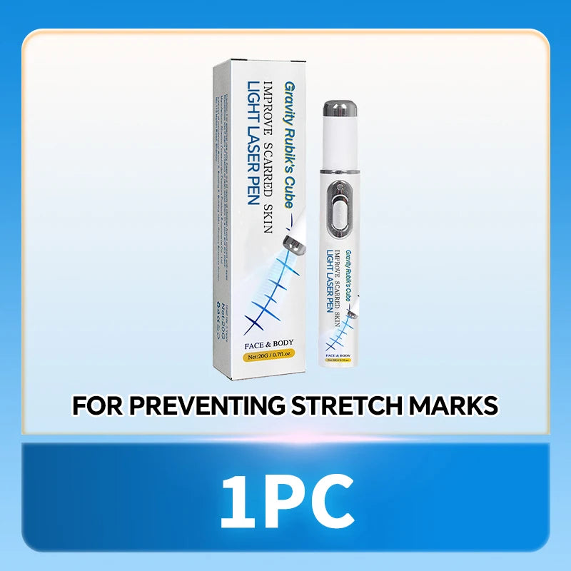 2026 New Blue Light Pen to Solve Body Stretch Marks, Postpartum Skincare Tools