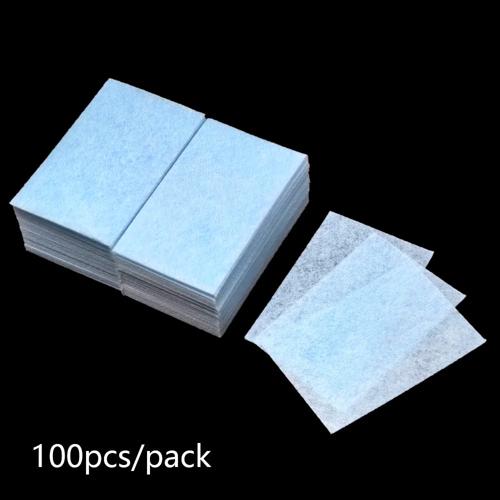 100/200/300Pcs Nail Wipe Cotton Pads Gel Nail Polish Acrylic Remover Lint Free Cotton Nail Wipes