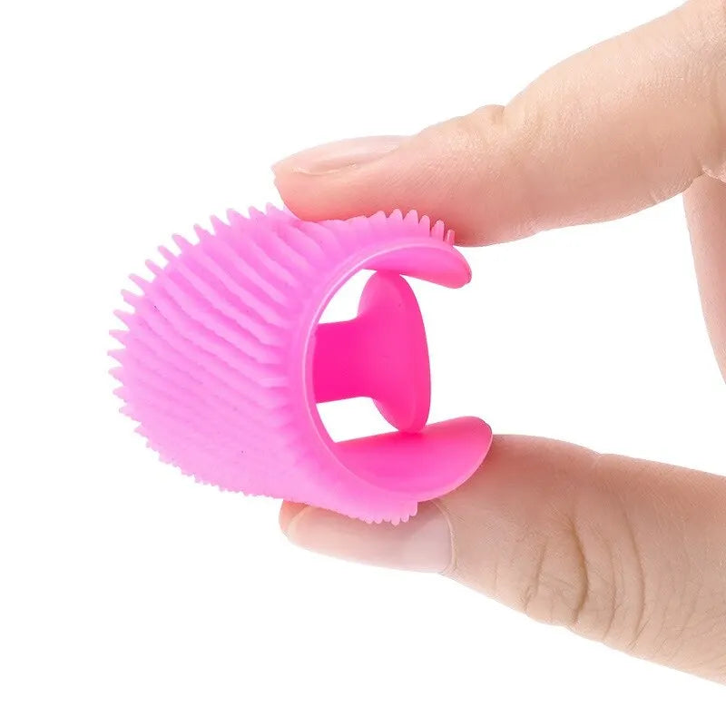 3 Color Sets Bath Brushes Wash Face Pad Facial Exfoliat SPA Facial Clean Brush Baby Shower Brushes Sponges Washer Dryer