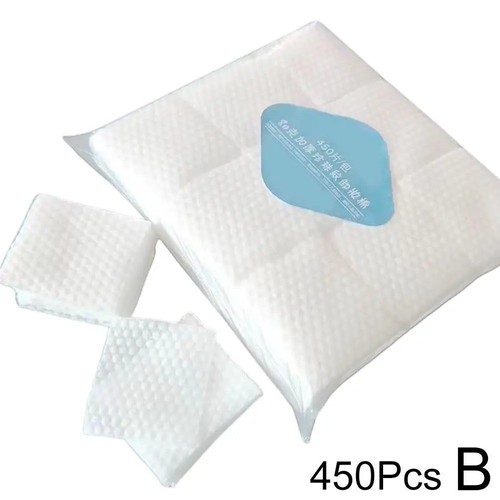 1 Set Disposable Pearl Pattern Makeup Cotton Wipes Soft Remover Pads Facial Cleaning Cosmetic Cotton Pads