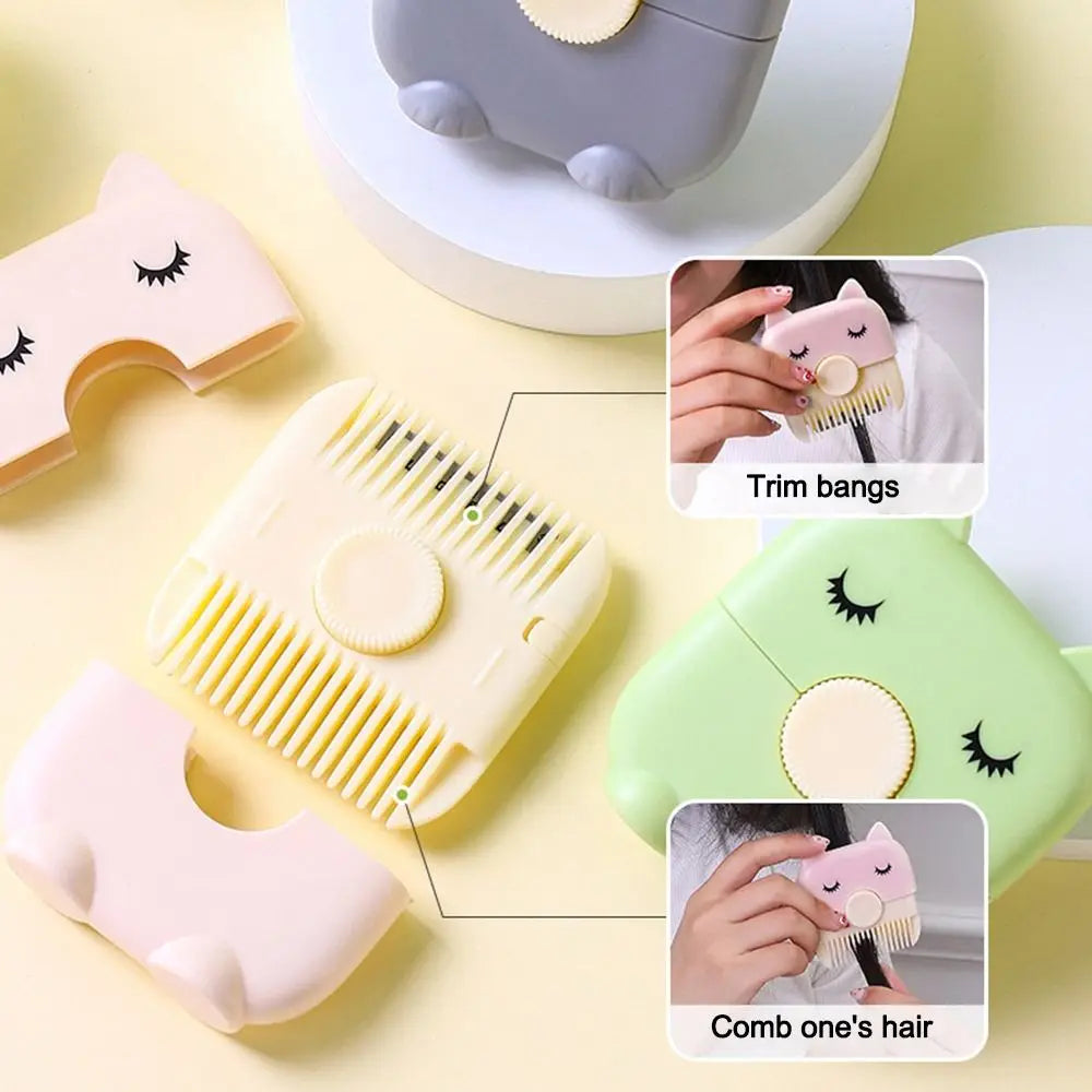 2 In 1 Baby HairCut And Hairdressing Comb Trim Bangs And Broken Hair Bangs Trimmer Manual Portable Children's Hair Clipper