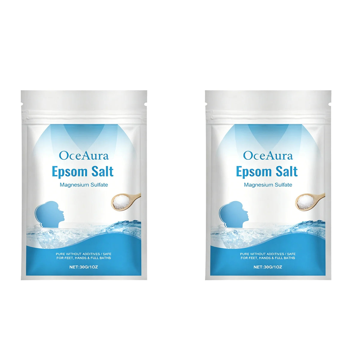 Pure Epsom Salt Magnesium Sulfate for Foot Hand Full Body Bath Soothing Relaxing Moisturizing Bath Salt Skincare