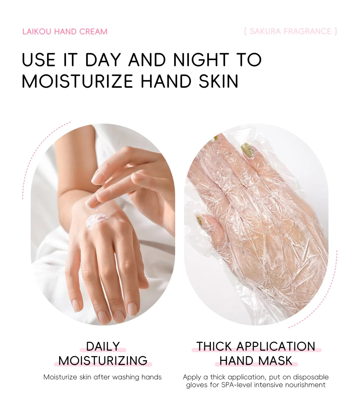 7pcs Collagen Sakura Hand Cream Skin Soften Nourish Care Deep Cracked Repair Beauty Products Girl Moisturizing Hand Skin