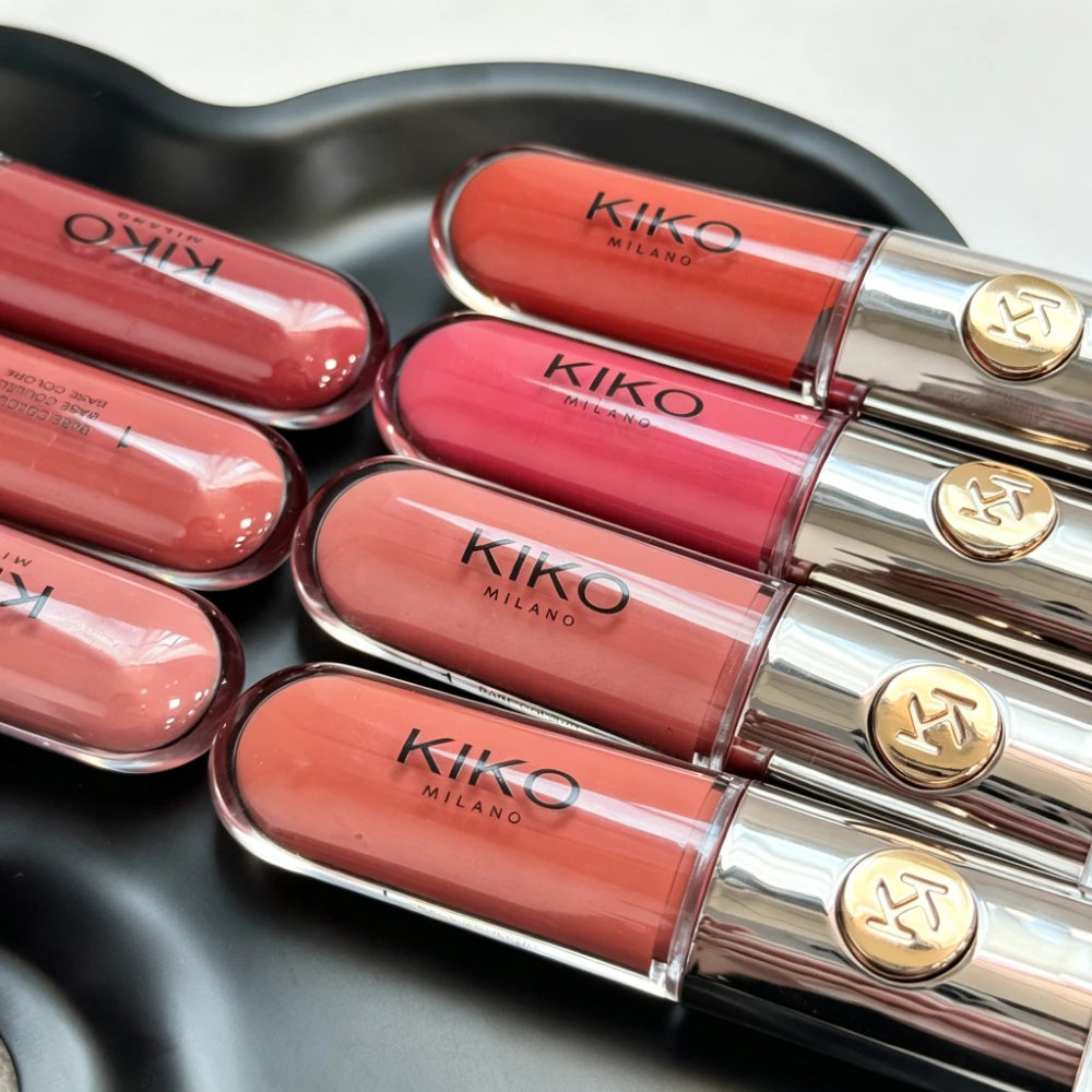 Luxury KIKO Milano Unlimited Double Touch 103 Milk Tea Double Headed Lipstick Mirror Non-Stick Long-Lasting Moisturizing Daily