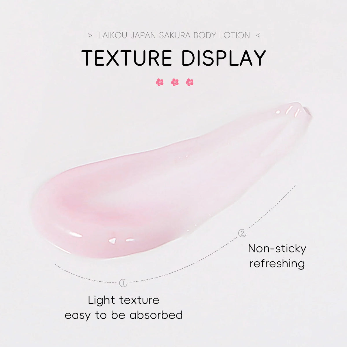 Laikou Cherry Blossom Body Lotion Moisturizing & Repairing  Winter Chapped Skin Care Moisturizing Without Greasiness 200g/120g