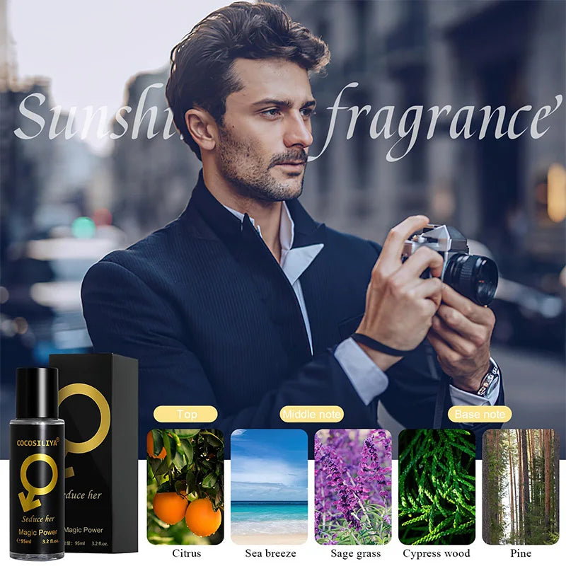 Woody Men's Cologne Perfume,Rich Charming Last Fragrance Mature Men's Luxury Perfume,Natural High-end Fresh Unisex Date Perfume