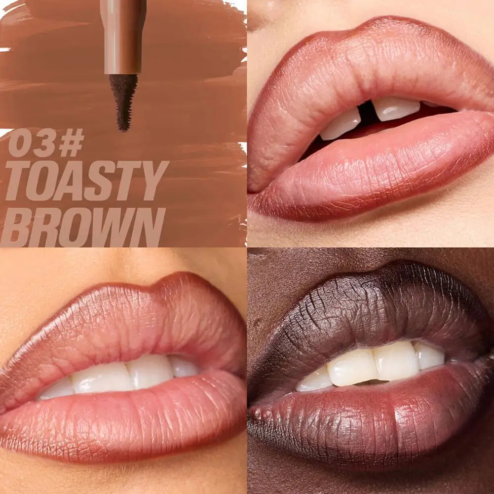 PAGE VINE Lip Liner LongLasting Waterproof Highly Pigmented Long-lasting Color Creates 3D Plump Lips Defining Makeup