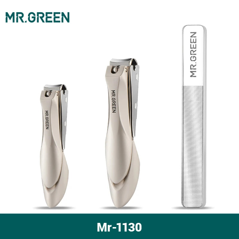 MR.GREEN Splash-Proof Nail Clippers Parent-Child Set, Specially Designed for Newborns and Toddlers