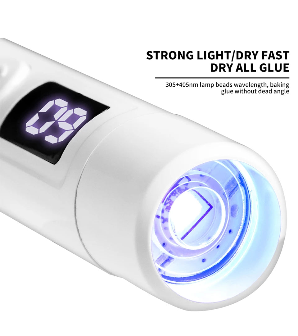 Portable Nail UV LED Lamp And LED Light Support Base Rechargeable for Nails Gel Polish Drying UV Lamp for Nails Art Desk Stand
